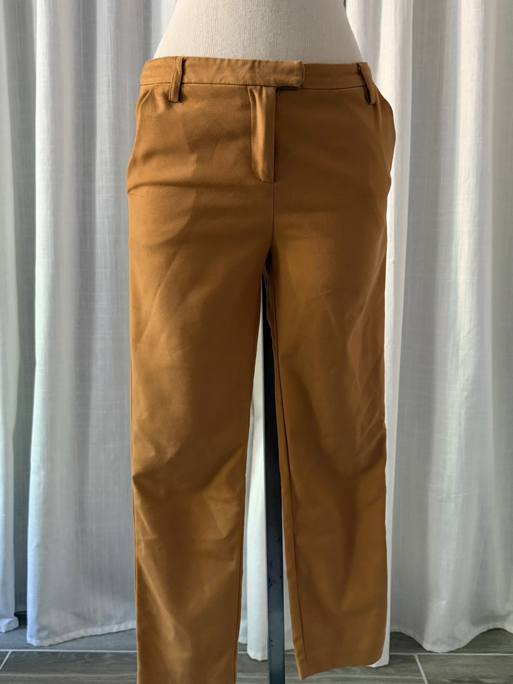 Classic Women’s Dress Pants in Mustard Yellow